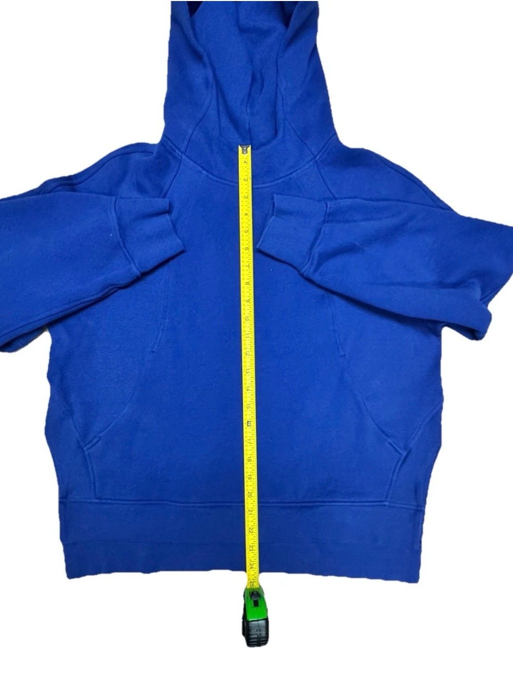 Lululemon Royal Blue Scuba Oversized Side Slid Pullover Hoodie - Picture 3 of 5